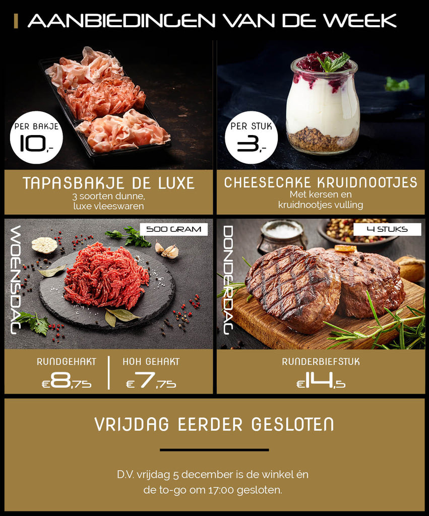 Aanbiedingen 1 t/m 6 december | Week 49